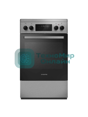 Плита электрическая Maunfeld MEC511CS09TD серебристый, конфорок 4 шт, духовка 59 л, 50 см x 85 см x 60 см