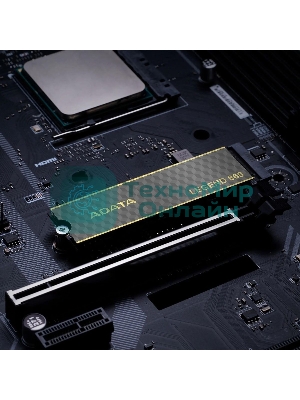 Накопитель SSD ADATA LEGEND 860, 2Tb, PCIe 4.0 x4, M.2 2280, NVMe, R/W 6000/5000, с радиатором