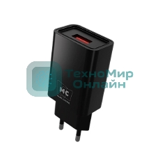 Сетевое зарядное устройство MORE CHOICE (4620202555700) NC07m СЗУ 1USB 2.0A для micro, черный