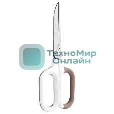 Ножницы офисные Deli Nusign ENS056-WT 145мм титановое покрытие сталь белый (упак.:1шт) блистер