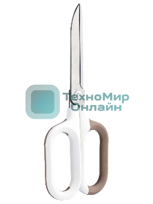 Ножницы офисные Deli Nusign ENS056-WT 145мм титановое покрытие сталь белый (упак.:1шт) блистер