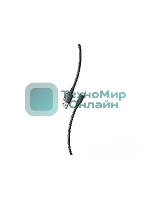 Кабель Smartbuy (iK-522-S14b) S14 Lightning черный, 3 А, 2 м,