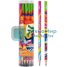 Карандаши цв. Deli EC141 Colorwow 3мм кругл. туба (28шт) 28 карандашей