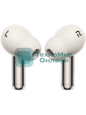 Наушники TWS OnePlus Buds Pro 3 E512A белый (лунный), внутриканальные, Bluetooth, активное шумоподавление, беспроводная зарядка, до 10 ч