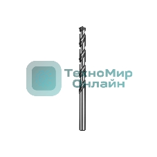 Сверло по металлу KRAFTOOL HSS-G 7.5 х117мм, HSS-G, сталь М2(S6-5-2)