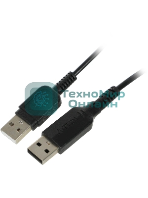 Комплект клавиатура+мышь A4Tech KK-3330 проводной, USB, 1200 DPI, чёрный