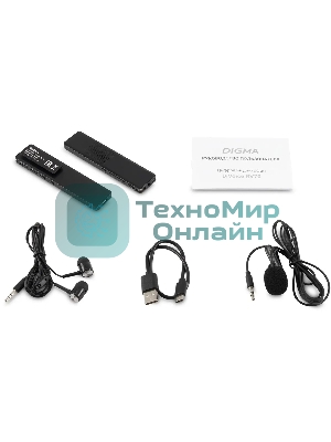 Диктофон Цифровой Digma DiVoice RV70 32Gb черный