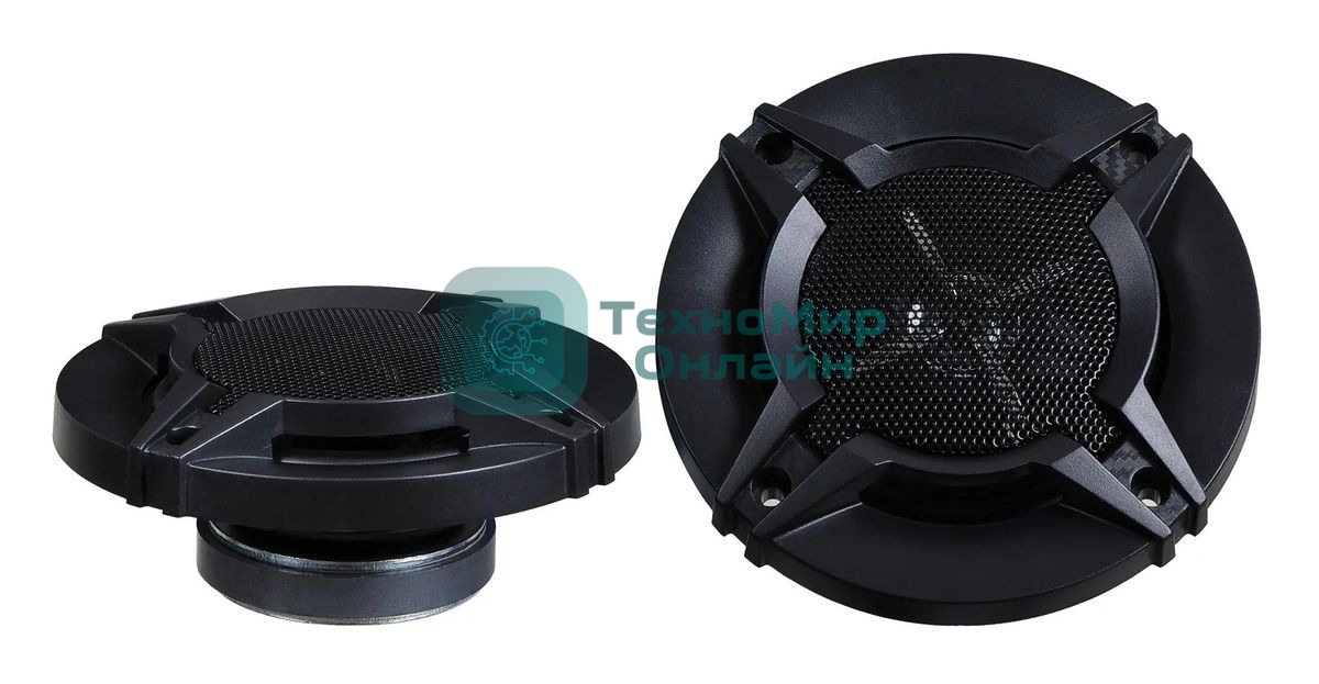 Колонки автомобильные Digma DCA-T402 180Вт 86дБ 4Ом 10см (4дюйм) (ком.:2кол.) коаксиальные двухполосные