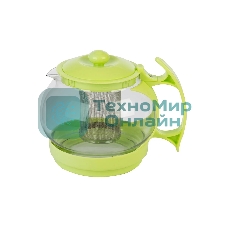 Чайник заварочный Mallony Decotto-1100 с пластик ручкой, фильтр из нерж ст, 1,1 л