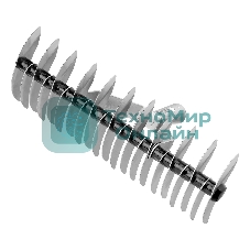 Грабли Palisad BASE двусторонние аэраторные, стальные, зубъя 11/21шт, 340 мм, без черенка