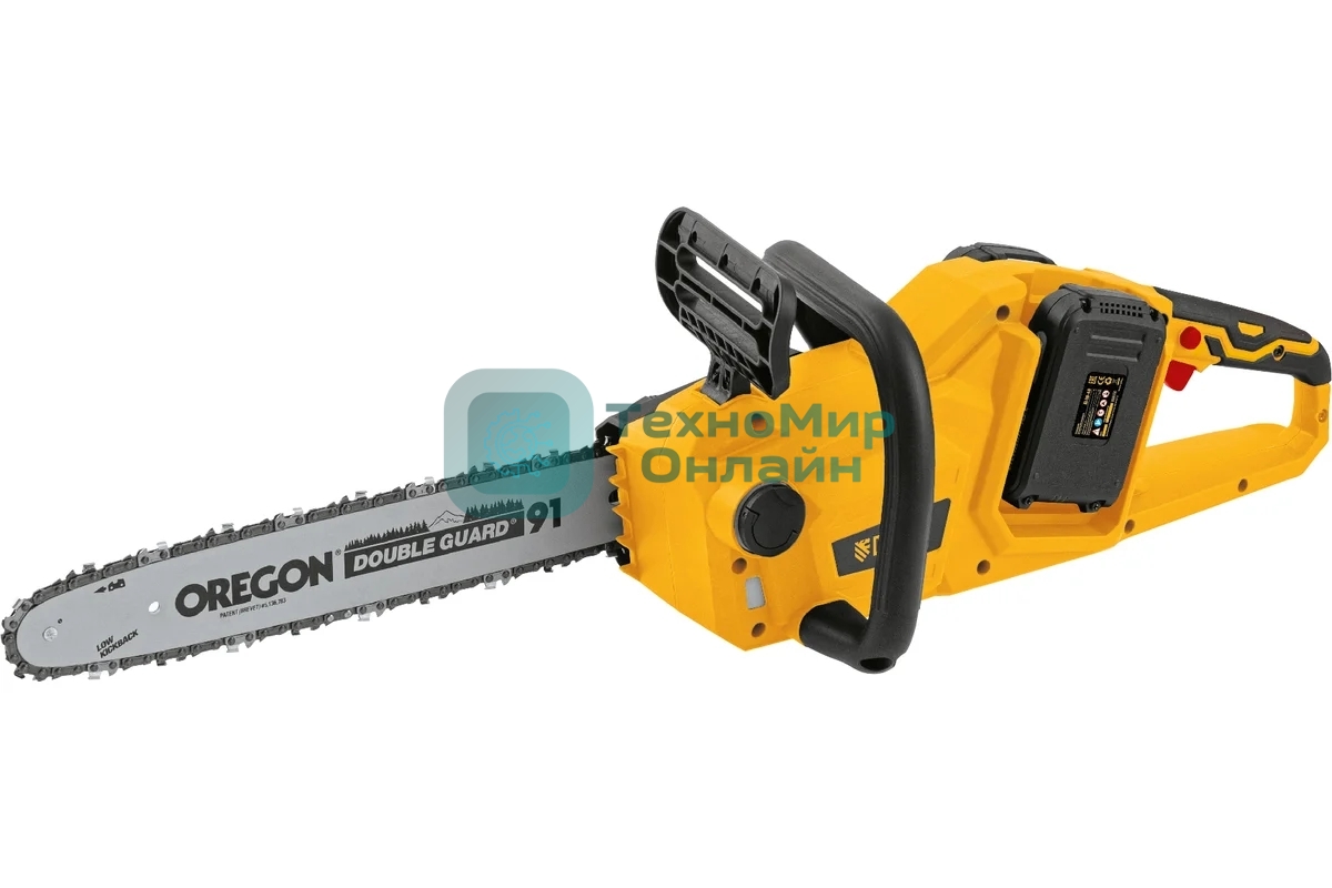 Цепная пила аккумуляторная бесщет. Denzel RCS400-36-0, Li-ion, 36 В, шина 400 мм