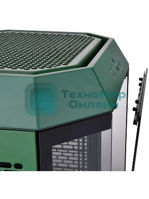 Компьютерный корпус Thermaltake The Tower 300 Racing Green зеленый без БП miniITX 8x120мм 6x140мм 2xUSB 3.0 audio bott PSU