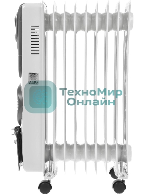 Обогреватель масляный Centek CT-6203-9 (9 секций) белый, 2400 Вт, 20 м2, 3 режима, термостат