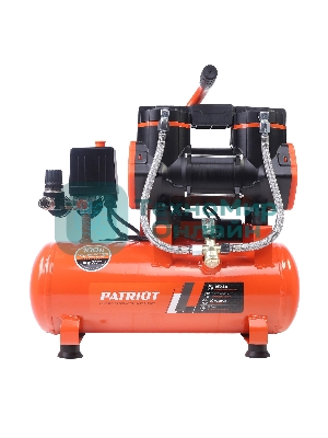 Компрессор поршневой безмасляный Patriot KDS 190 F10 (190 л/мин, 0,95 кВт, 8 бар, 10 л, 2800 об/мин, быстросъем 1/4)
