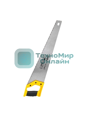 Ножовка по дереву Deli DL6850 500мм Материал: 65Mn. Термообработанная поверхность. Зубья пилы: 7 TPI. Шлифовка зубов с 2-х сторон. Литая ручка из двухкомпонентного противоударного пластика.