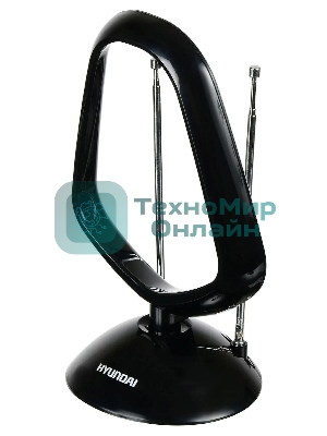 Антенна телевизионная Hyundai H-TAI320 13дБ активная черный