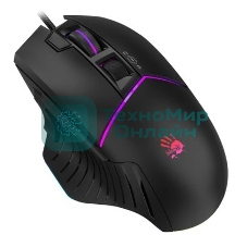 Мышь проводная A4Tech Bloody W95 Max черный, 12000 dpi, USB, кнопки - 10