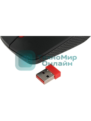 Мышь беспроводная Defender Tiana MB-055 черный, 1000 dpi, радиоканал, USB, кнопки - 3