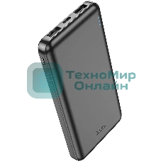 Портативный аккумулятор Hoco J100 High-ranking 10000mAh 2.1A 2xUSB-A черный