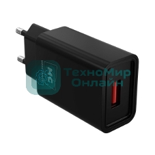 Сетевое зарядное устройство MORE CHOICE (4620202555724) NC07a СЗУ 1USB 2.0A для Type-C, черный