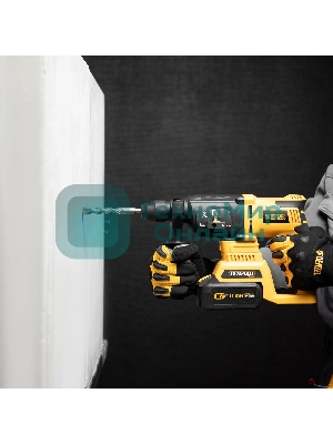 Бур по бетону Denzel двойная спираль, Cobalt W-tip, 10x160 мм, SDS PLUS