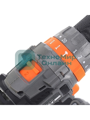 Дрель-шуруповерт Patriot BR 214UES, 21 В, 4 Ач, 85 Нм, бесщеточный