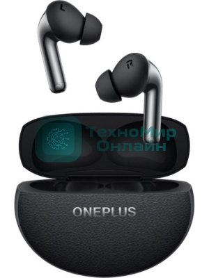 Наушники TWS OnePlus Buds Pro 3 E512A черный, внутриканальные, Bluetooth, активное шумоподавление, беспроводная зарядка, до 10 ч