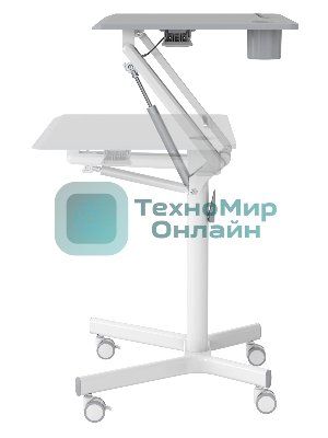 Стол для ноутбука Cactus VM-FDS101B столешница МДФ серый 70x52x106см (CS-FDS101WGY)