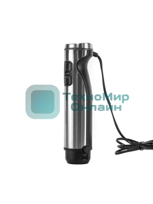 Блендер Centek CT-1315 (белый) 600 Вт, стальная насадка, чоппер, венчик, стакан 800мл