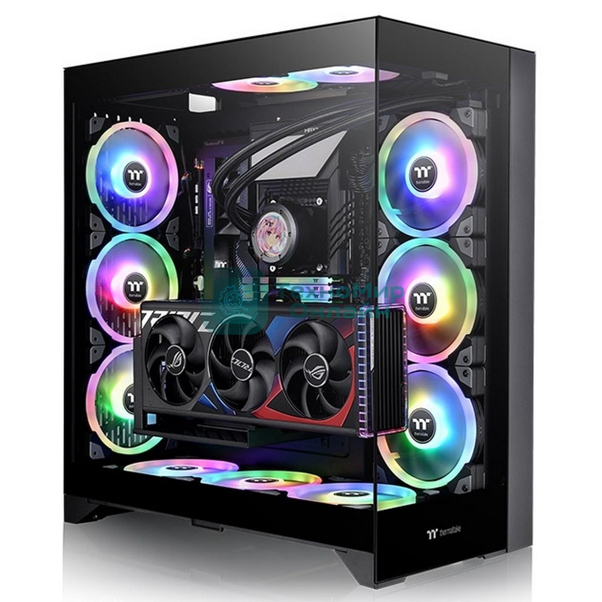 Корпус Thermaltake CTE E600 MX, Midi-Tower, чёрный