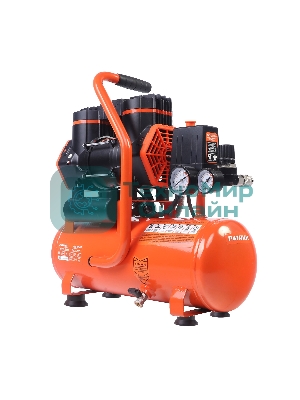 Компрессор поршневой безмасляный Patriot KDS 190 F10 (190 л/мин, 0,95 кВт, 8 бар, 10 л, 2800 об/мин, быстросъем 1/4)