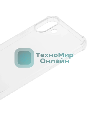 Чехол (клип-кейс) BoraSCO для Apple iPhone 16 Plus Bumper Case прозрачный (73520)