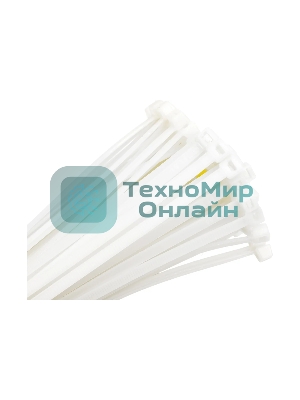 Хомут кабельный 4.8х400 нейл. бел. (уп. 100 шт) IEK UHH31-D048-400-100