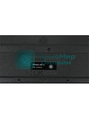 Комплект клавиатура+мышь A4Tech KK-3330 проводной, USB, 1200 DPI, чёрный