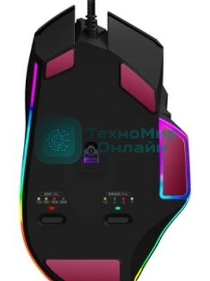 Мышь проводная A4Tech Bloody W95 Max черный, 12000 dpi, USB, кнопки - 10