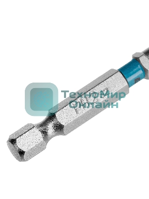 Бита Gross PH2х50 мм, сталь S2, шестигр., отрывн., 10 шт.