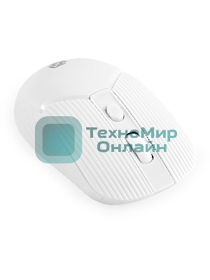Мышь беспроводная Oklick 509MW белый, 1600 dpi, радиоканал, USB, кнопки - 4