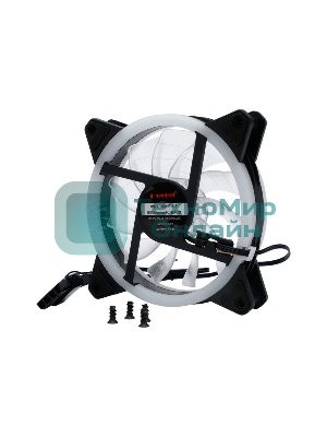 Вентилятор для корпуса Gembird черный, 120 мм, 1200 об/мин, 20.5 дБ, 3 pin