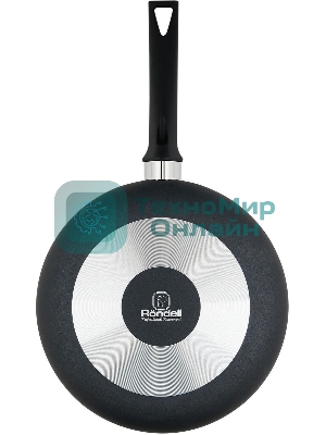 Сковорода Rondell Arabesco RDA-776, 24 см, без крышки, черный