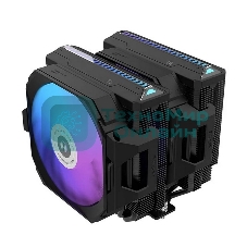 Кулер для процессора Alseye W700-B(USA) черный, 120 мм, алюминий/медь, 2200 об/мин, 35.3 дБ, 4 pin, 230 Вт, 159 мм