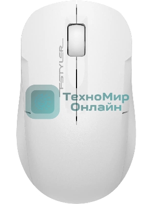Мышь беспроводная A4Tech Fstyler FG15C Air2 белый, 1200 dpi, радиоканал, USB, кнопки - 3