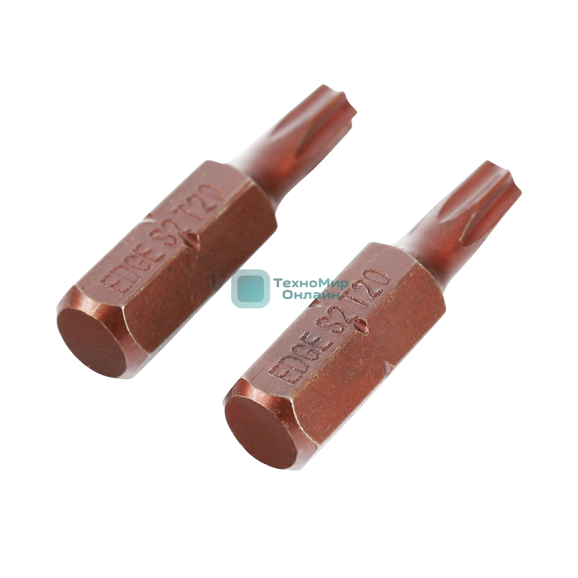 Бита EDGE by PATRIOT T20, сталь S2, длина 25 мм, 2шт в блистере