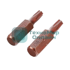 Бита EDGE by PATRIOT T20, сталь S2, длина 25 мм, 2шт в блистере