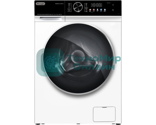 Стирально-сушильная машина DeLonghi BELINDA LA 10726 VI белый, загрузка фронтальная 10.5 кг, 1200 об/мин, класс: А+++