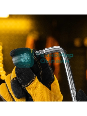 Вороток Г-образный Denzel 150x40 мм, квадрат 1/4