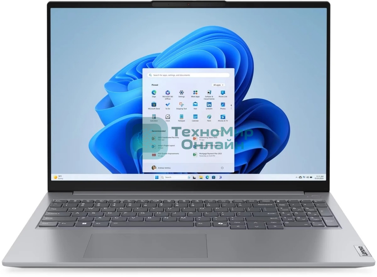 Ноутбук Lenovo Thinkbook 16 G7 ARP/16