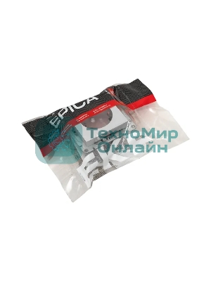 Механизм розетки EKF UP1-SOA-111 16А, с заземлением, со шторками, алюминий Эпика