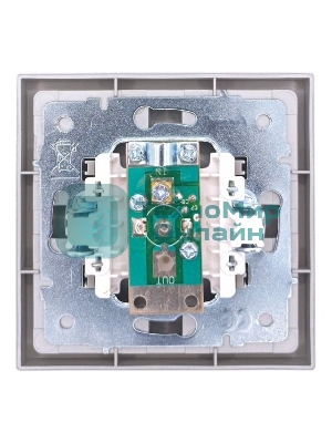 Розетка ТВ оконечная СП ZIMA IP20 серый матовый LEZARD 704-7488-130