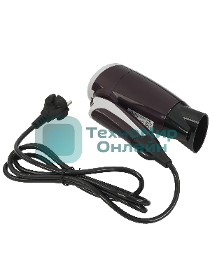 Фен Galaxy Line GL 4338 фиолетовый, 1200 Вт, компактный