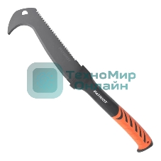 Секач Patriot PB-521. 521 мм, ПТФЭ (Teflon) покрытие, 52 HRC, пила, PP+TPR рукоять, ножны